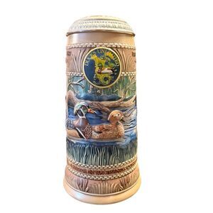 Ducks Unlimited Decorative Ceramic Stein - Multicolor woodduck